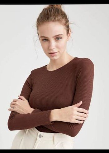 Bershka Kahverengi Bluz