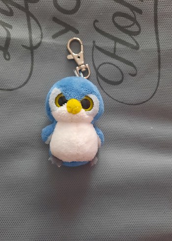 Fisher Price Mavi Peluş Penguen Anahtarlık