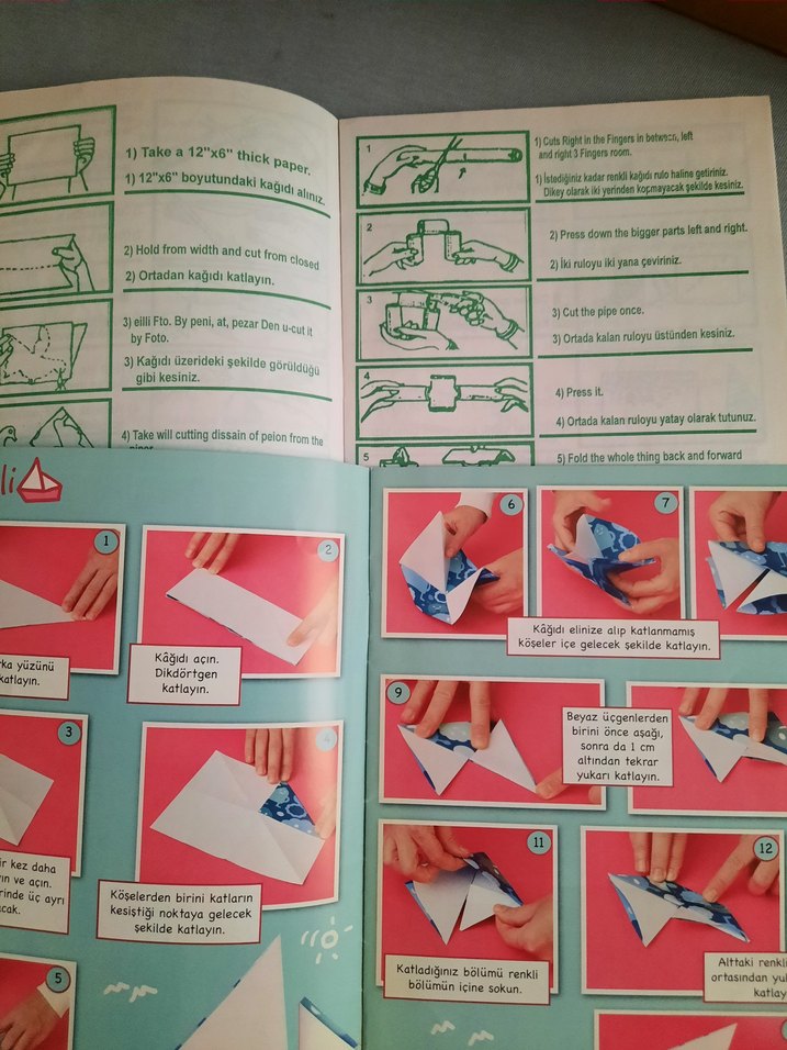Origami ve Hint Kağıt Sanatı Okul Kitapları - Görsel 2