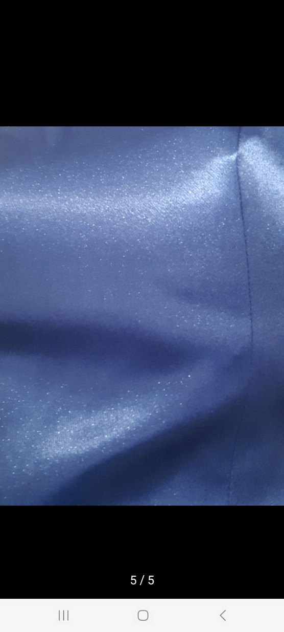 Parlak Lacivert Straplez Mini Elbise - Görsel 4