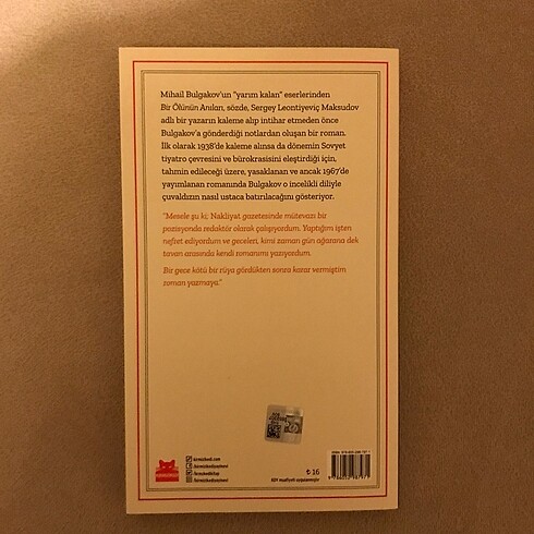  Mihail Bulgakov Bir Ölünün Anıları