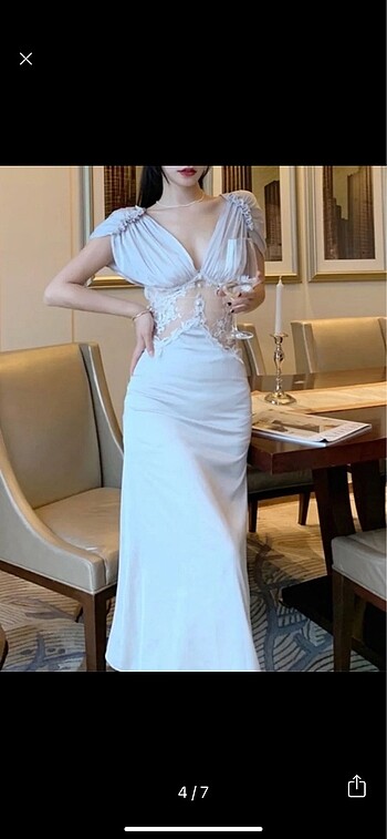 s Beden gri Renk Vintage Yunan Goddess tanrıça elbise