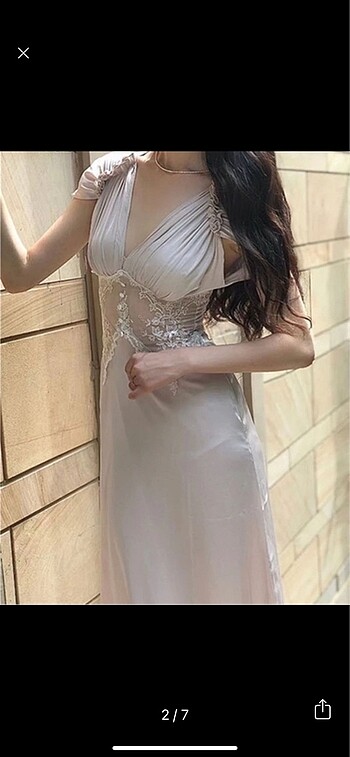 American Vintage Vintage Yunan Goddess tanrıça elbise