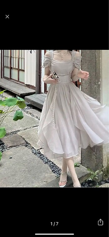 Vintage fairycore lolita coquette elbise