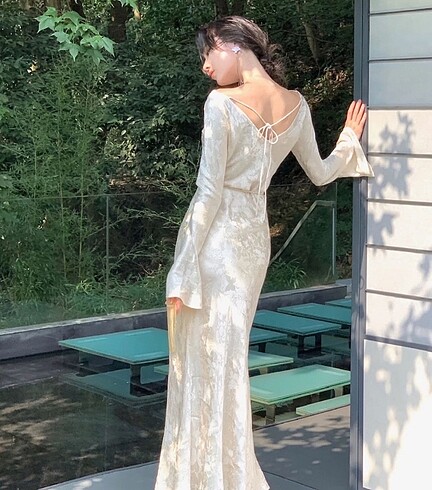 s Beden Vintage gelin nişan nikah gece elbise