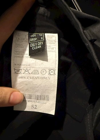 Ramsey siyah Erkek Takım Elbise DAMATLIK Regular Fit - Görsel 5