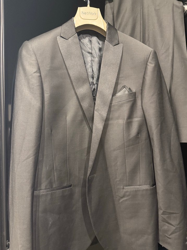 Ramsey siyah Erkek Takım Elbise DAMATLIK Regular Fit - Görsel 3