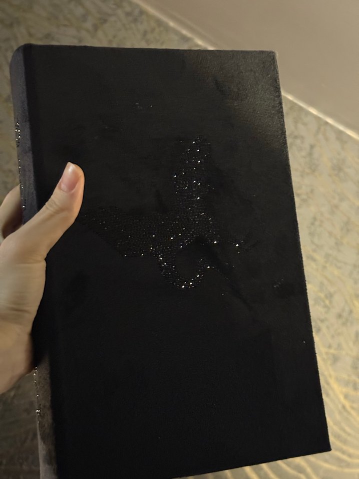 Mikasa Moor dekorarif kitap kutu siyah - Görsel 3