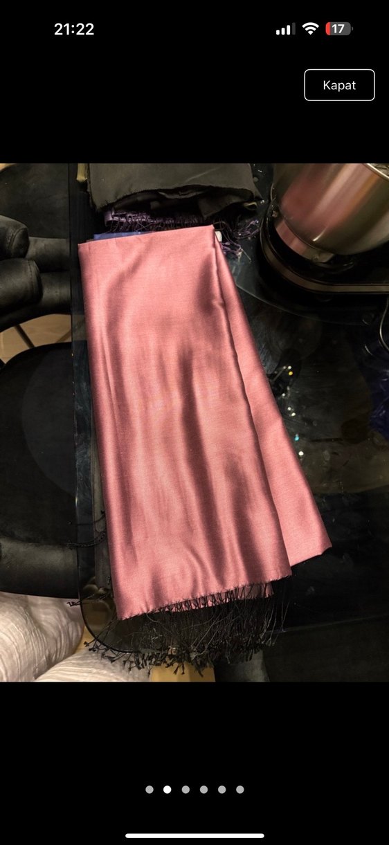 Armanda % 100 ipek şal - Görsel 2