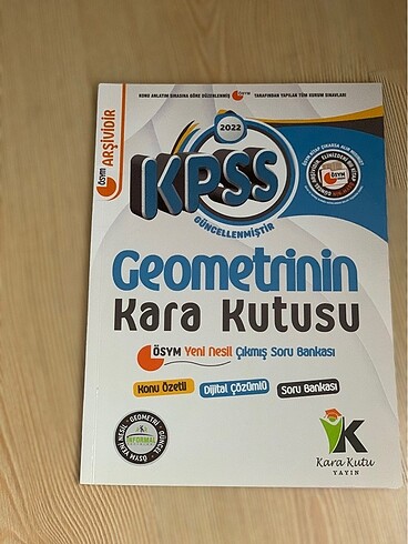 Kpss geometri kara kutu deneme çıkmış sorular