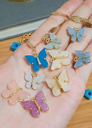 Zara Altın Kaplama Butterfly Kolye