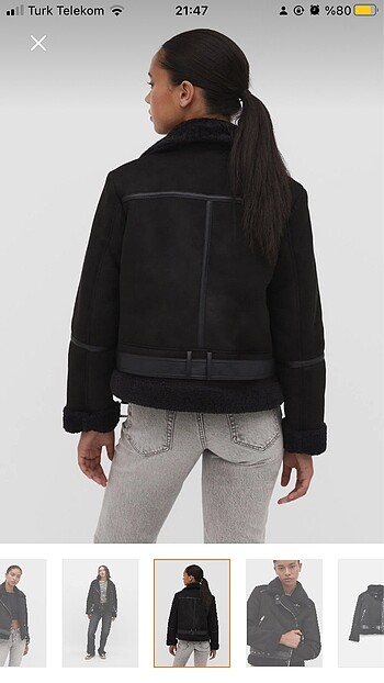 Stradivarius stradivarius kürklü ceket