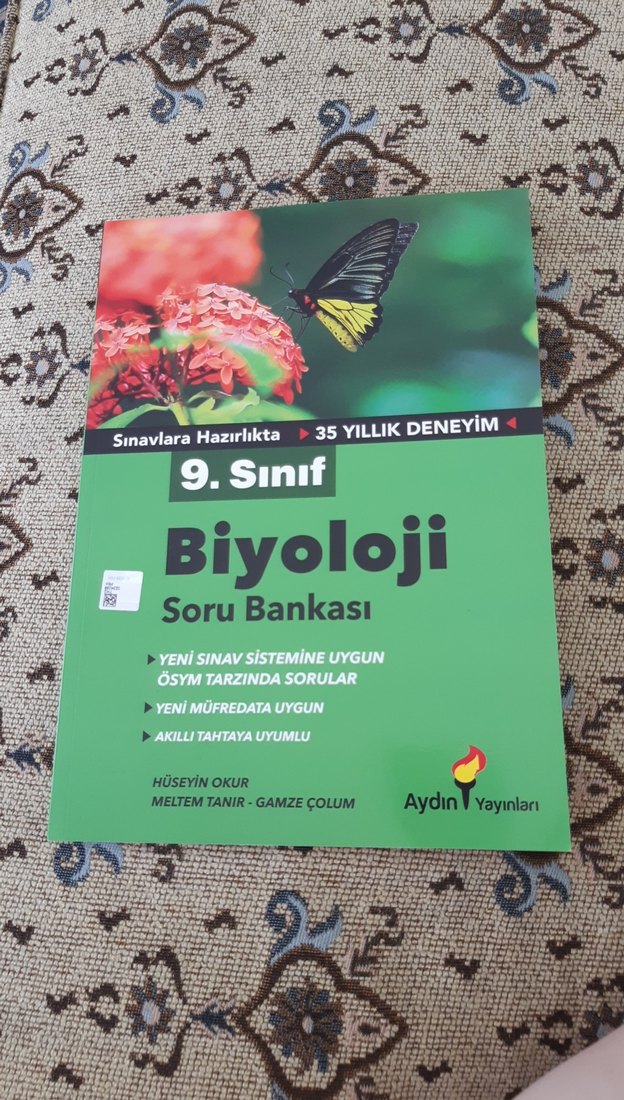 9. Sınıf Biyoloji Soru Bankası - Görsel 2