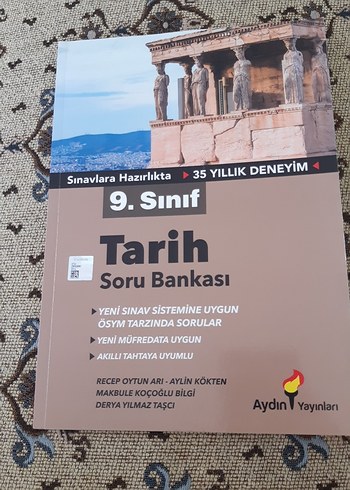 9. Sınıf Tarih Soru Bankası - Aydın Yayınları - Görsel 2