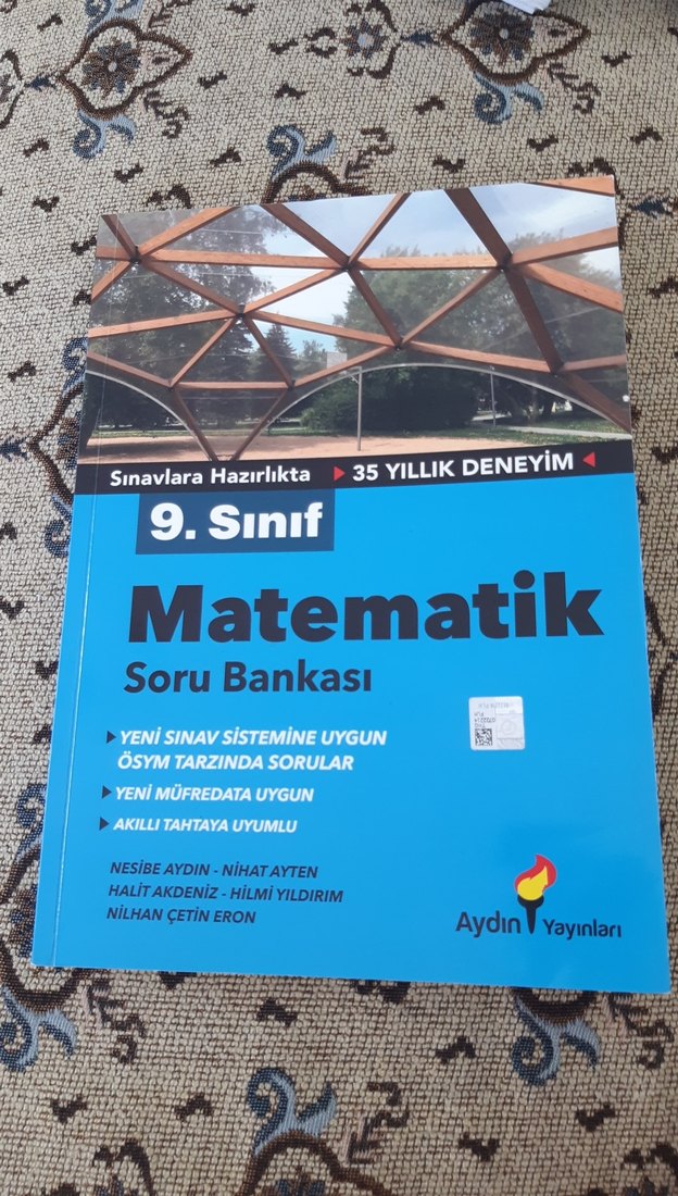 9. Sınıf Matematik Soru Bankası - Aydın Yayınları - Görsel 2
