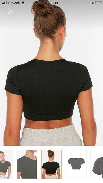 s Beden Siyah crop