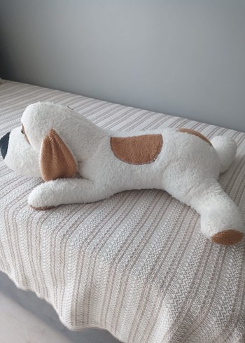 Beyaz Pastel Tonlu Peluş Köpek Oyuncak