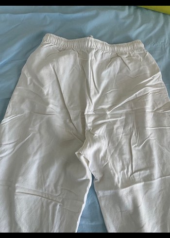 xs Beden beyaz Renk Stradivarius Keten Pantolon