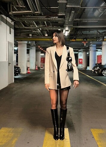 Siyah Blazer Ceket 