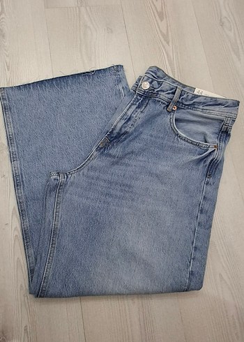 Stradivarius D96 cropped straight fit - Görsel 3