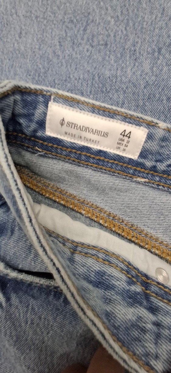 Stradivarius D96 cropped straight fit - Görsel 5
