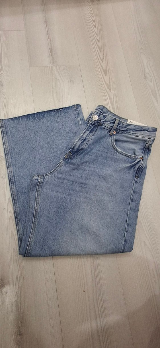 Stradivarius D96 cropped straight fit - Görsel 3