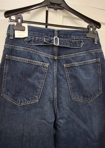 Straight wide yüksek bel erkek jean - Görsel 5