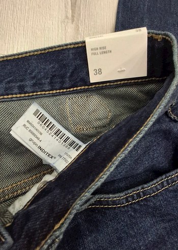 Straight wide yüksek bel erkek jean - Görsel 6