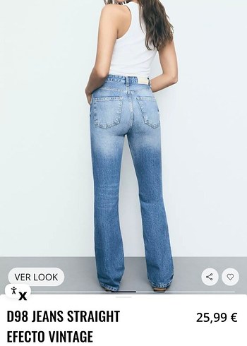 Stradivarius yüksek bel vintage jean - Görsel 3