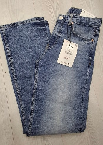 Stradivarius yüksek bel vintage jean - Görsel 5