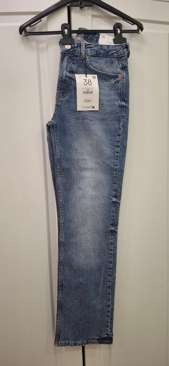 Stradivarius yüksek bel vintage jean - Görsel 4