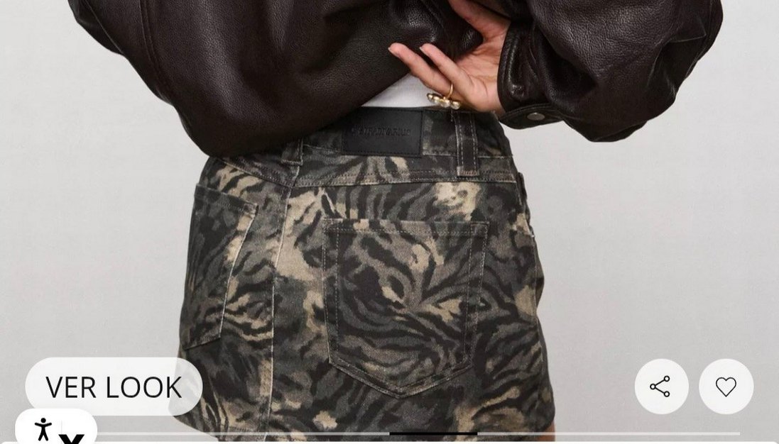 Stradivarius  şortlu mini etek - Görsel 3