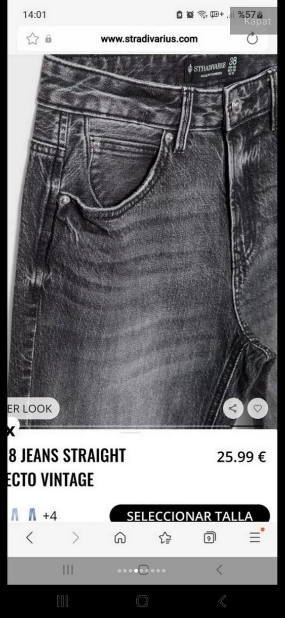 Stradivarius yeni sezon bayan jean - Görsel 4