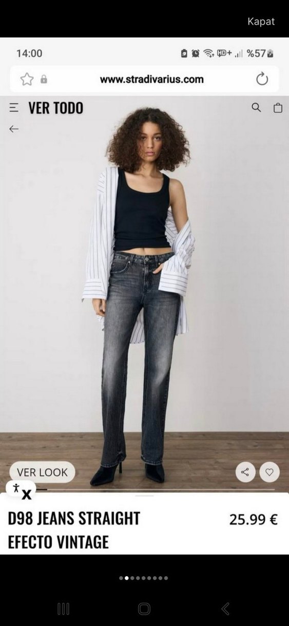 Stradivarius yeni sezon bayan jean - Görsel 2