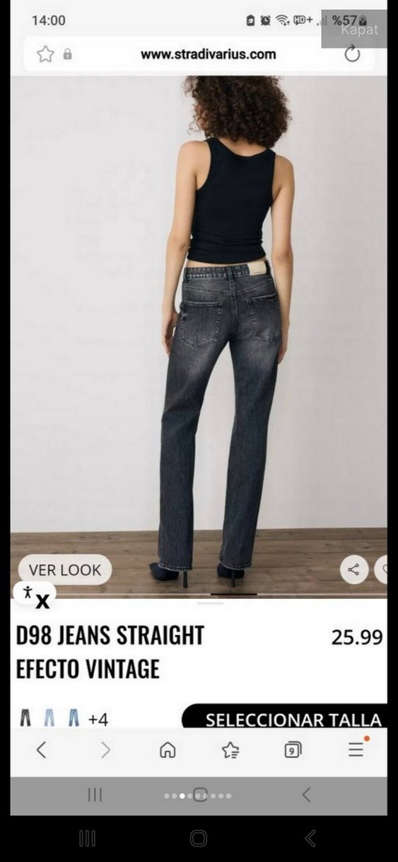 Stradivarius yeni sezon bayan jean - Görsel 3