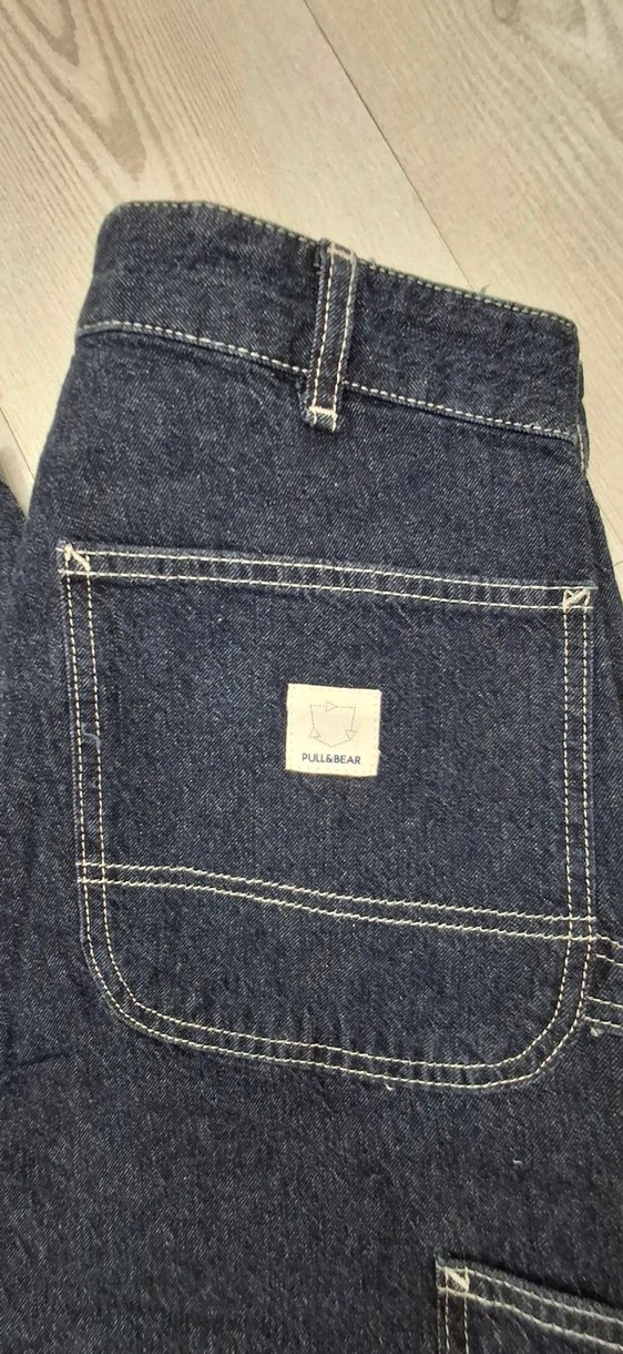 Pull&bear bayan Carpenter (İşci jean modeli) - Görsel 4