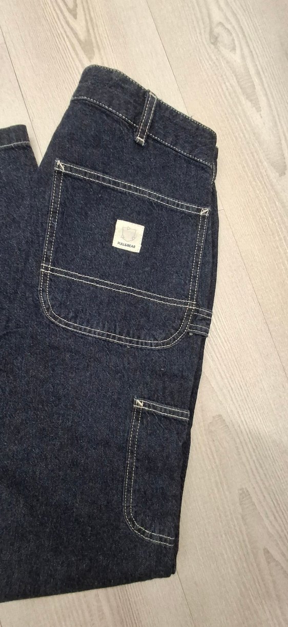 Pull&bear bayan Carpenter (İşci jean modeli) - Görsel 3