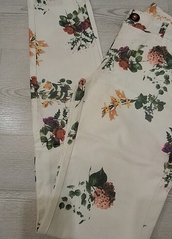 Bayan ince denim pantolon  - Görsel 3