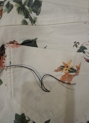 Bayan ince denim pantolon  - Görsel 5