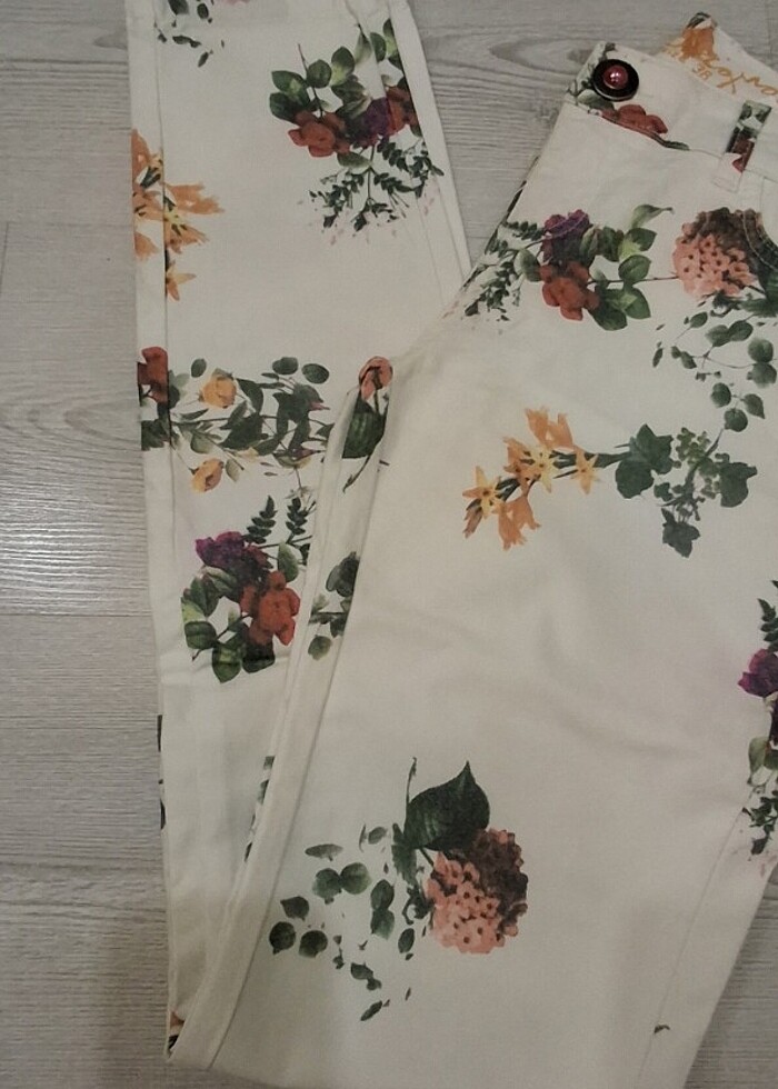 Bayan ince denim pantolon  - Görsel 3