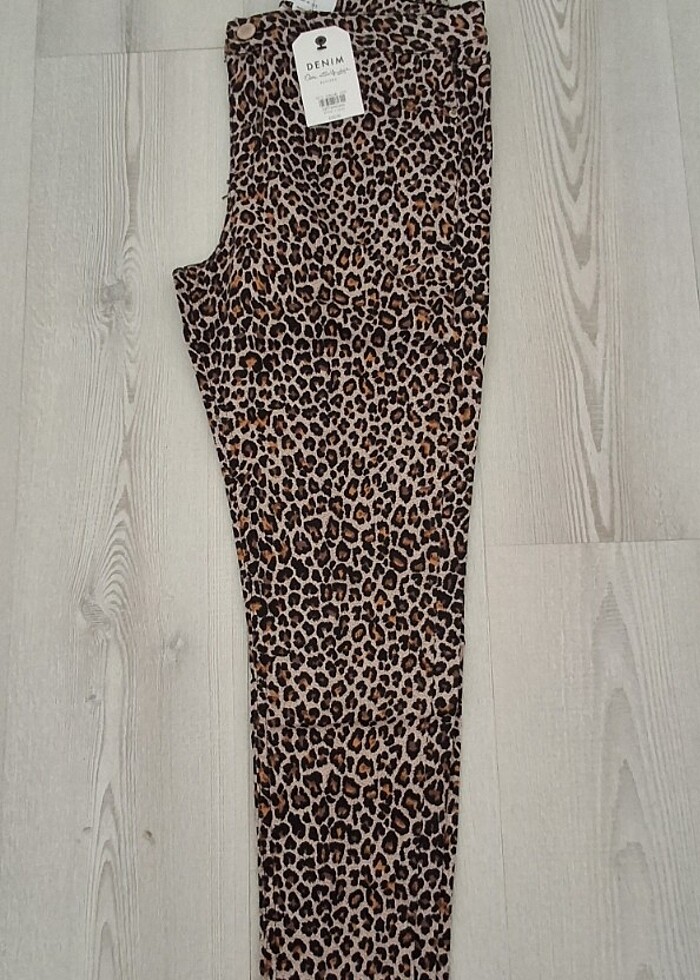 Bayan dar paça pantolon -Lycrali kumaş  - Görsel 5