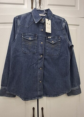 Bayan denim gömlek