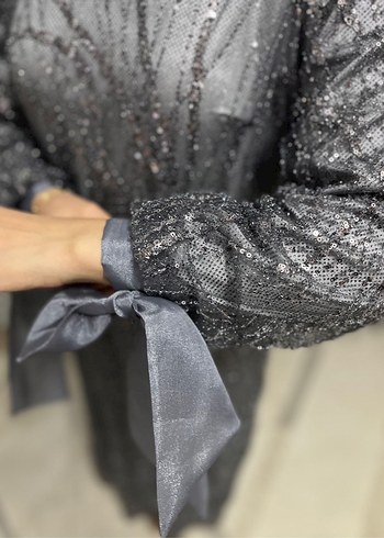 Tesettür abiye elbise Arma cool - Görsel 6