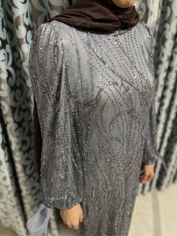 Tesettür abiye elbise Arma cool - Görsel 2