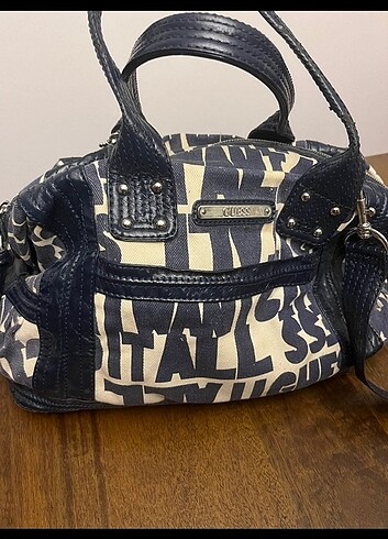 Beden lacivert Renk Y2k vintage guess çanta