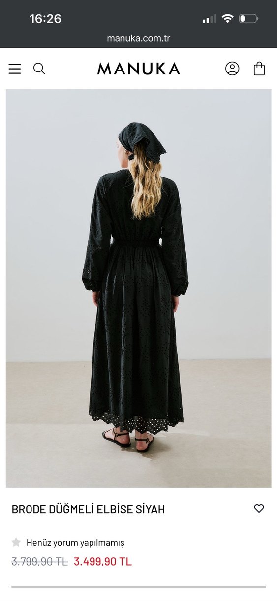 MANUKA FİSTO ELBİSE - Görsel 5