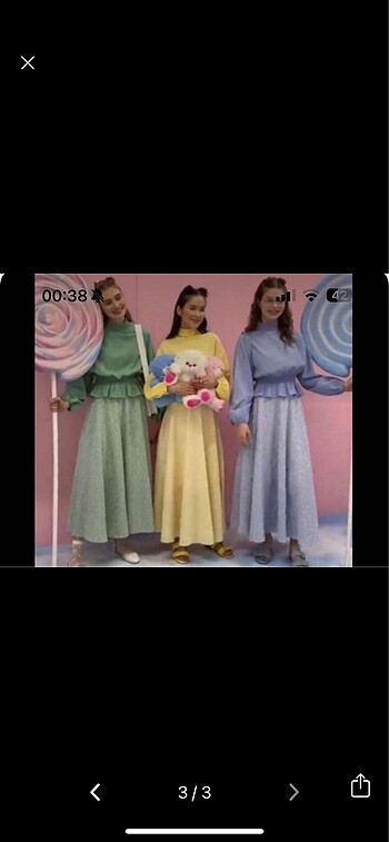 Suud Collection KADRİYE BAŞTÜRK ETEKLİ TAKIM 