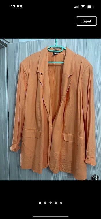 xxl Beden turuncu Renk H&M blazer ceket