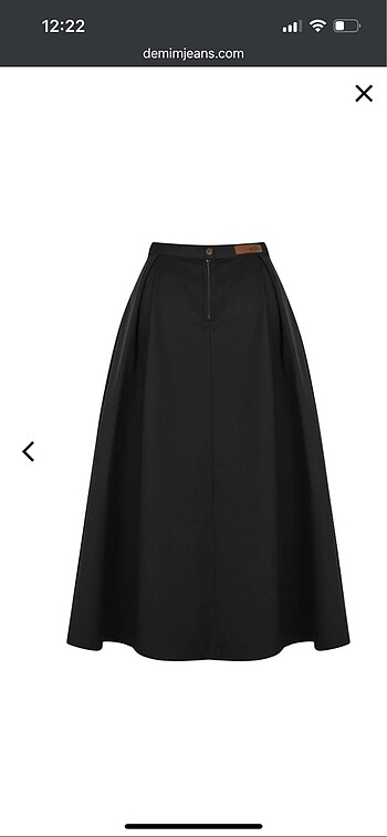 Suud Collection Demim jeans kot etek