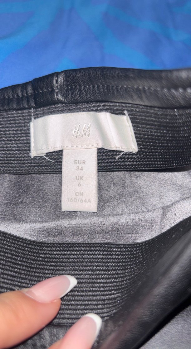 h&m deri etek - Görsel 2